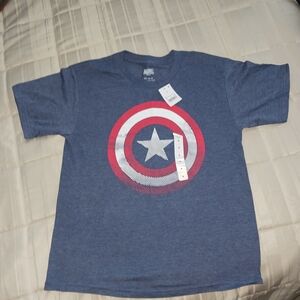 Marvel Captain America Shield Navy T-Shirt